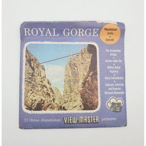 View-Master Reel #236 & 238 Royal Gorge Colorado USA 1947